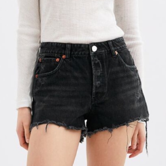 Zara | Jeans | Zara Black Denim Shorts | Poshmark